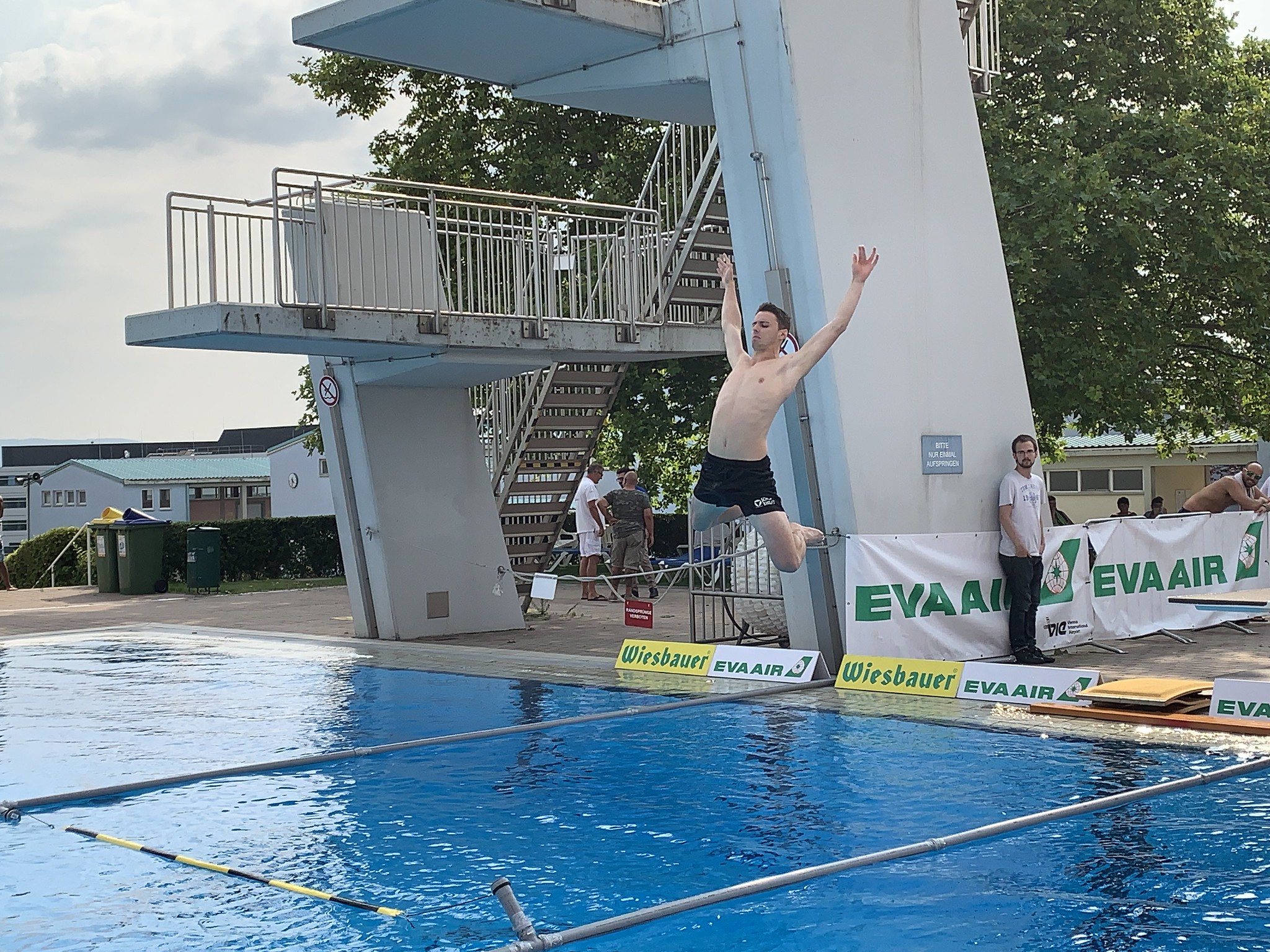 Pascal Bohynik siegt beim Wasserweitsprung 2019 (C) ÖLV